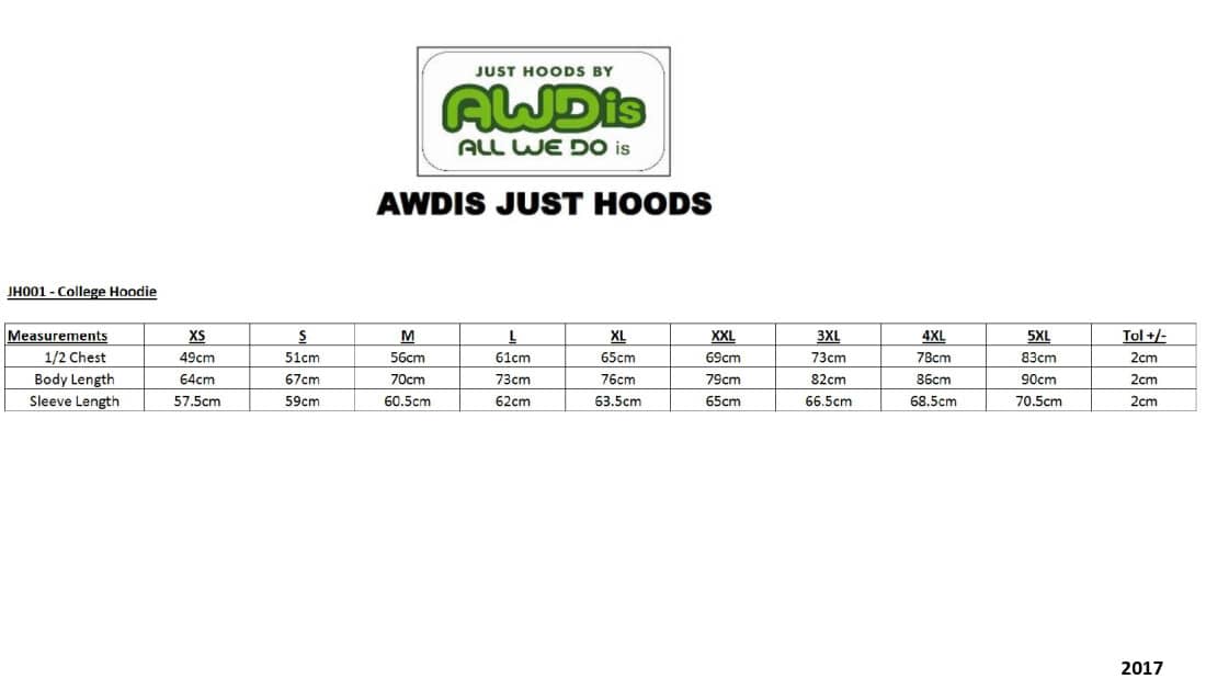 Just Hoods College Hoodie